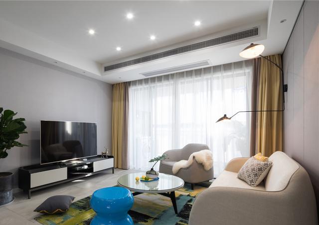 简约风格魅力超明星豪宅呼和浩特127平三室两厅两卫装修实景