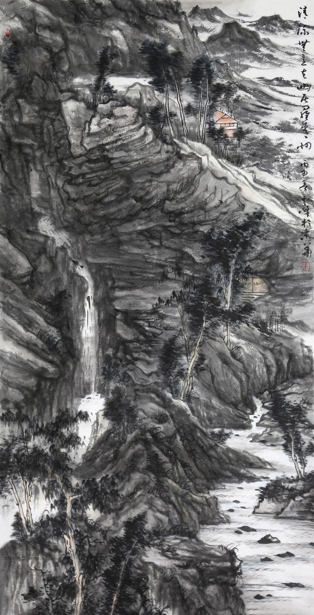 观心当代中青年山水画全国巡展淄博站5月20日上午开幕