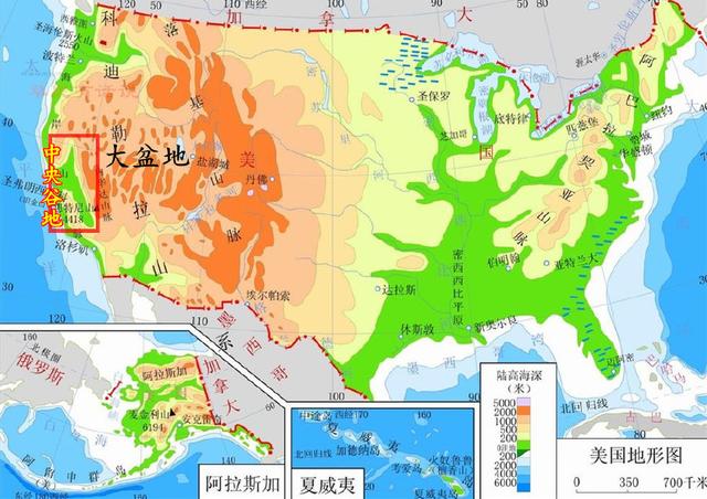 美国西部的大粮仓富饶的中央谷地荒漠中的水果主产区