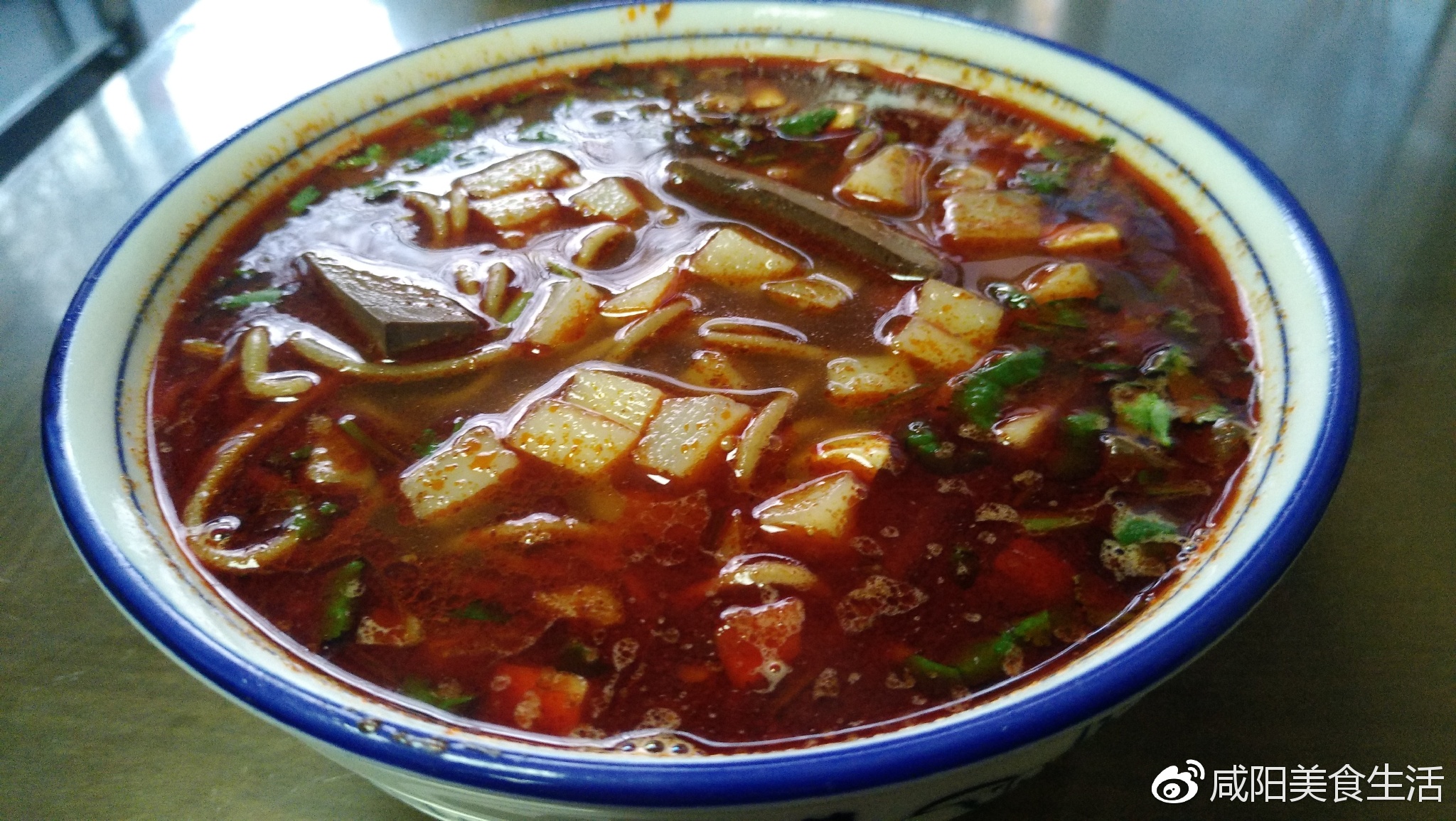 咸陽美食體驗一餐兩吃擀麵皮蕎麵餄餎