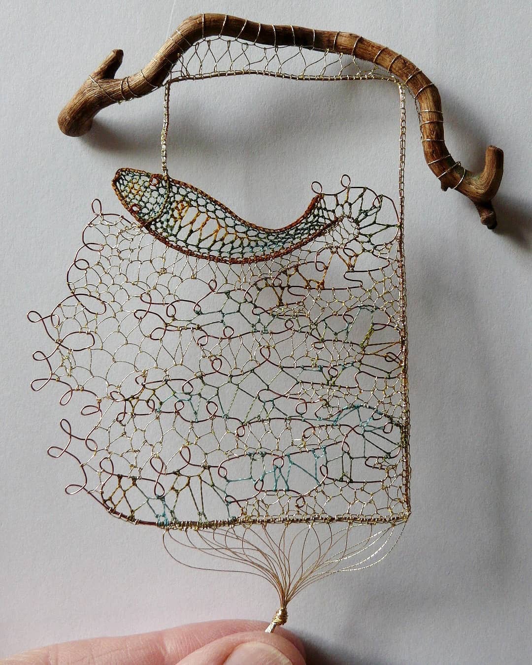 匈牙利艺术家gnesherczeg手工编织作品