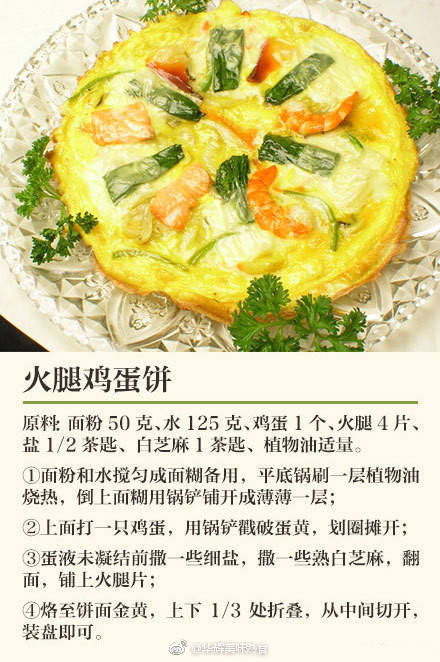 九种鸡蛋饼的做法!简单易做!吃货们试试吧