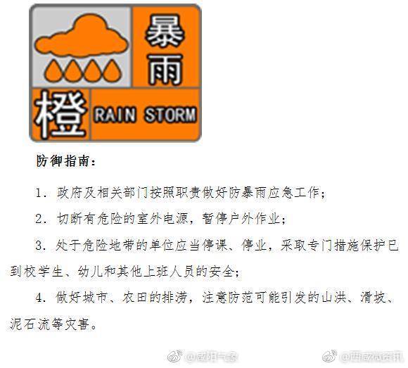升级发布暴雨橙色预警信号|橙色预警|暴雨|信号_新浪新闻