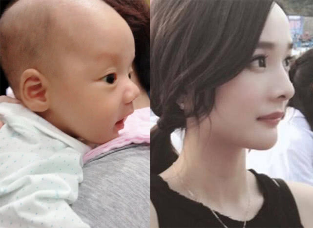 与杨幂有9成像自认从未整容两个月儿子的照片竟是这样