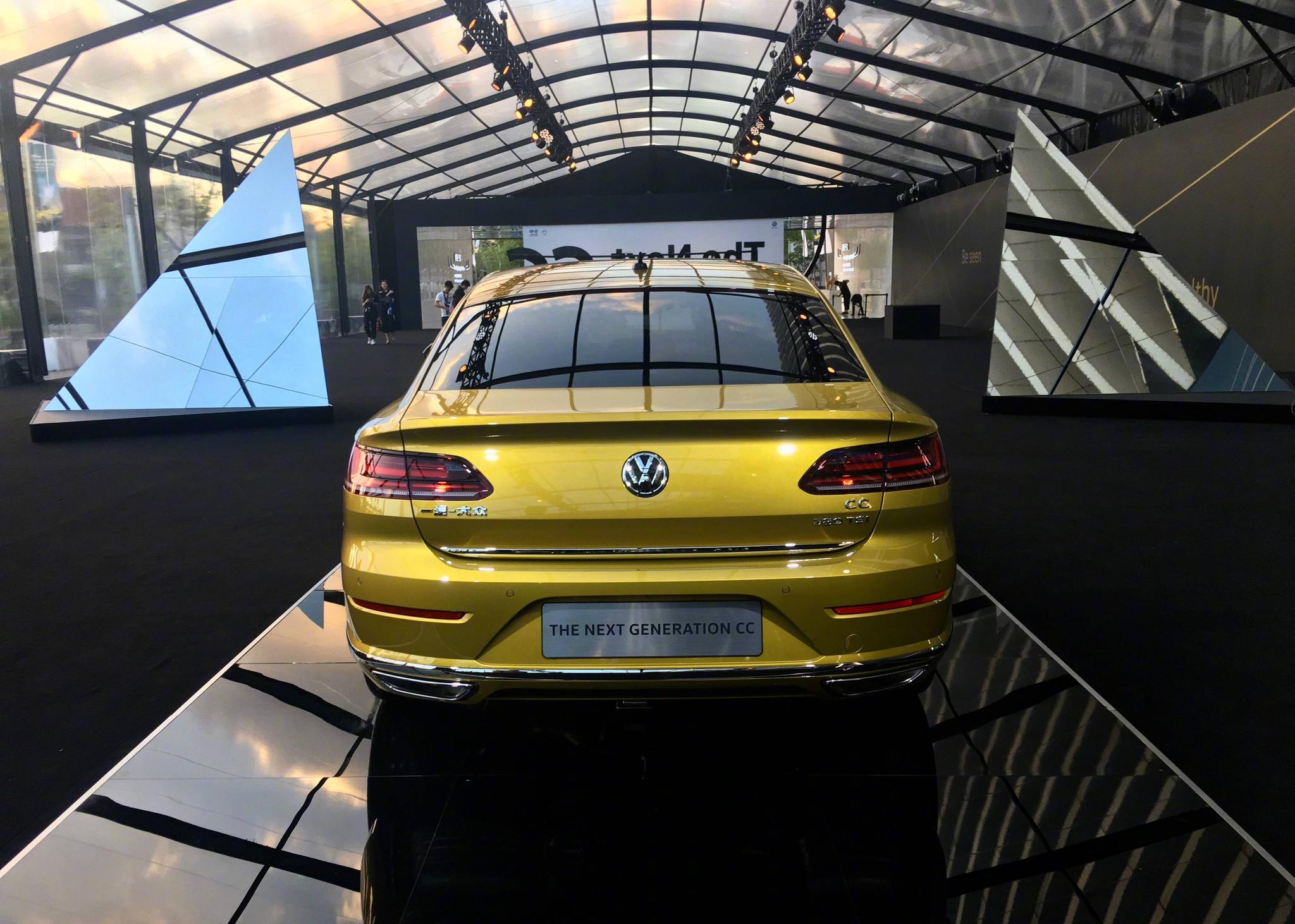 无框车门 掀背轿跑,全新大众cc上市售价25.28-30.98万元