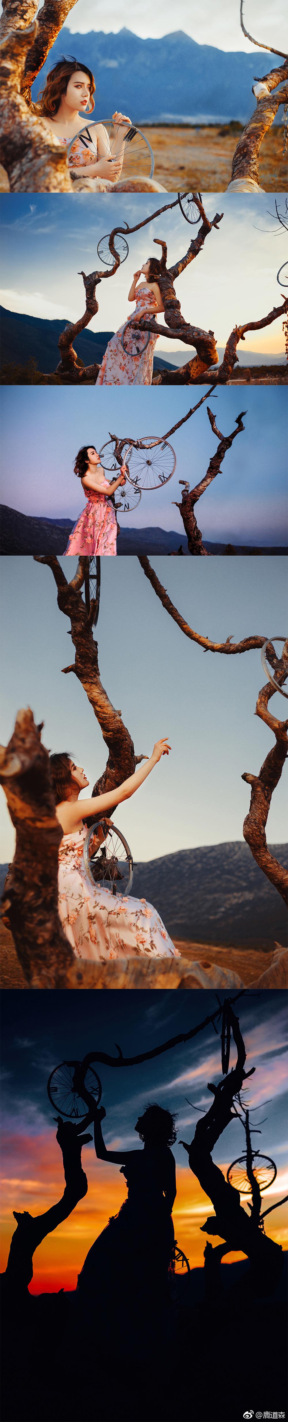 eve雯仔_  跟随太阳的脚,从你的指缝中匆匆穿过,等他消失在地平线的