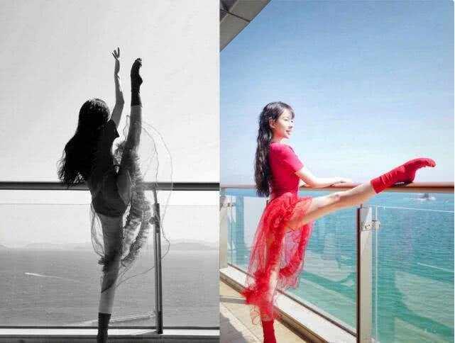 如今透视装一字马, 网友: 已然是两个人