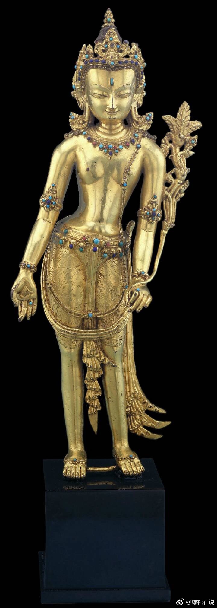 尼泊尔香象菩萨立像 · 十四世纪尼泊尔造像经典之作美国弗利尔和赛克