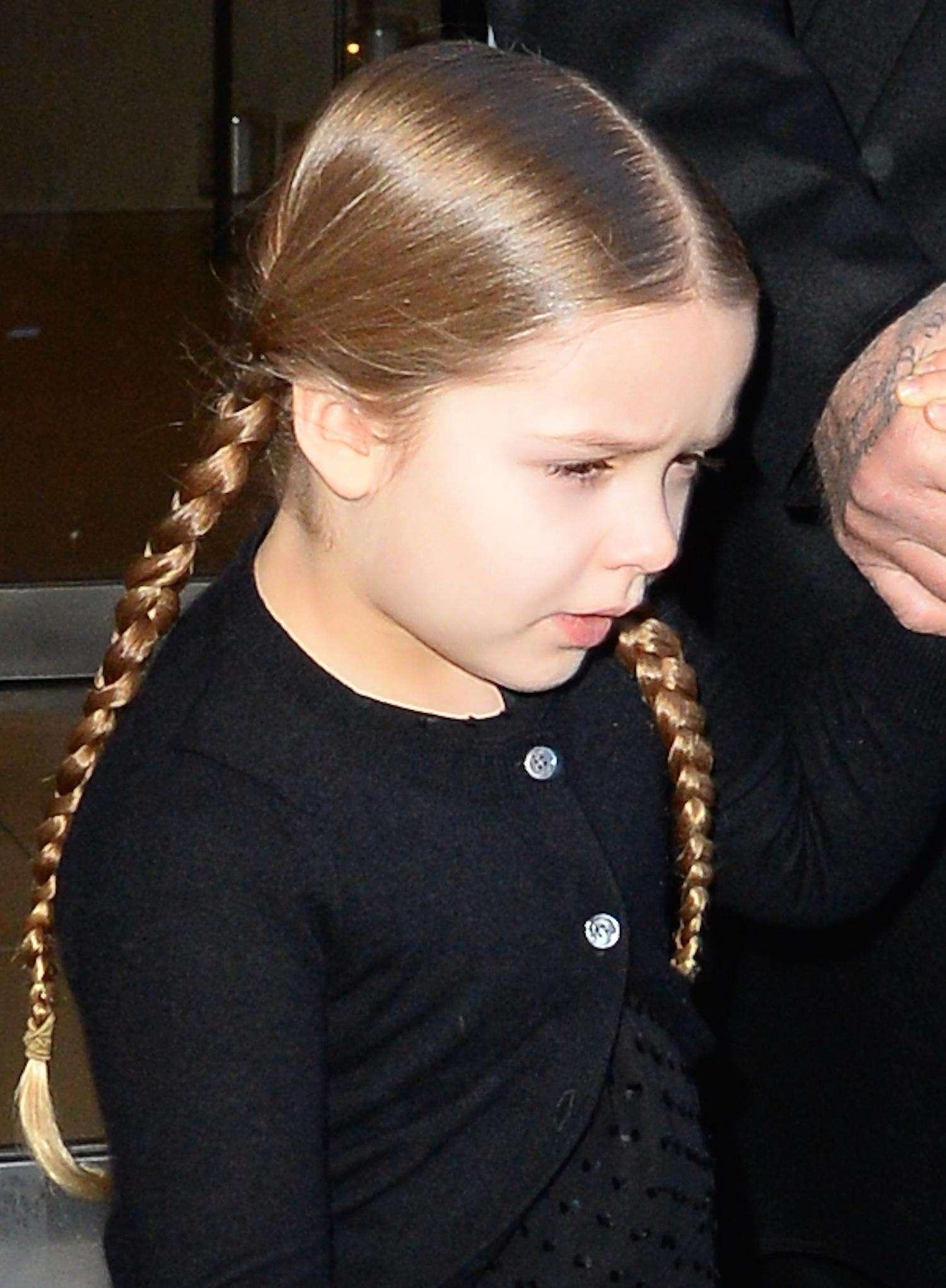 小七真漂亮贝克汉姆的帅气和维多利亚的美貌遗传给了女儿