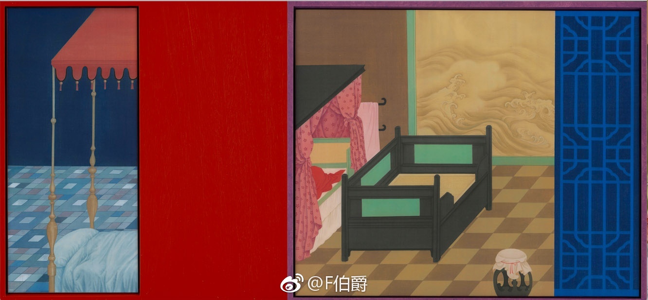 上个月中国艺术家徐累的画作在西班牙马德里展出