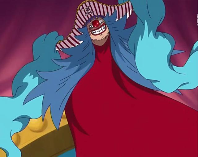 小丑之王巴基,借着四皇香克斯以及前海贼王罗杰的名号,不费吹灰之力