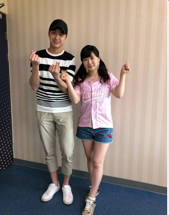 偶遇福原爱江宏杰十指紧扣恩爱甜蜜身高差萌萌哒