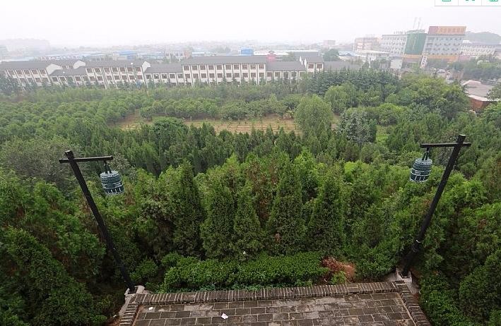 陕西西安秦阿房宫遗址之上天台遗址高清图