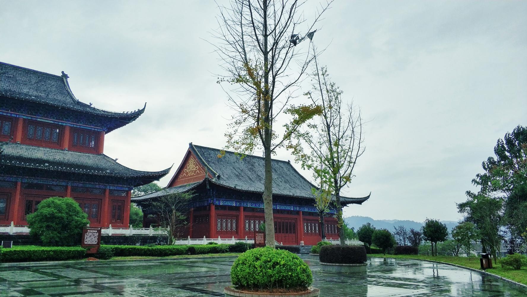 江西省抚州市资溪县泰伯公园-立冬时节雨纷纷-1095个我爱你