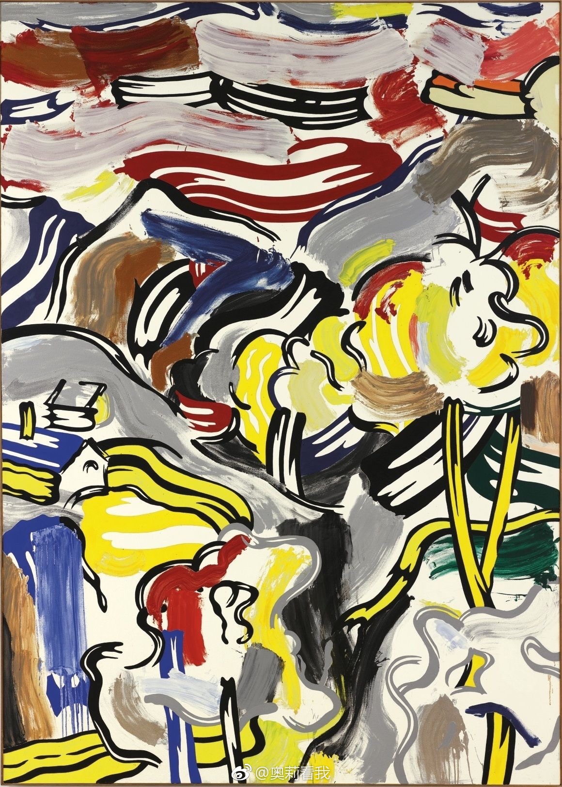 美国波普大师roylichtenstein的油画作品