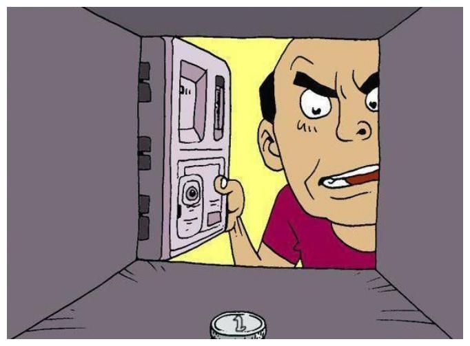 迷你保险柜 保险柜漫画