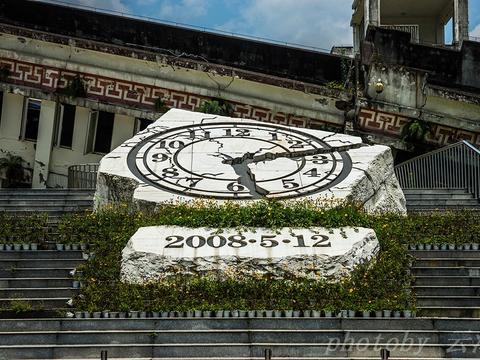 漩口中学遗址,以此纪念汶川地震10周年