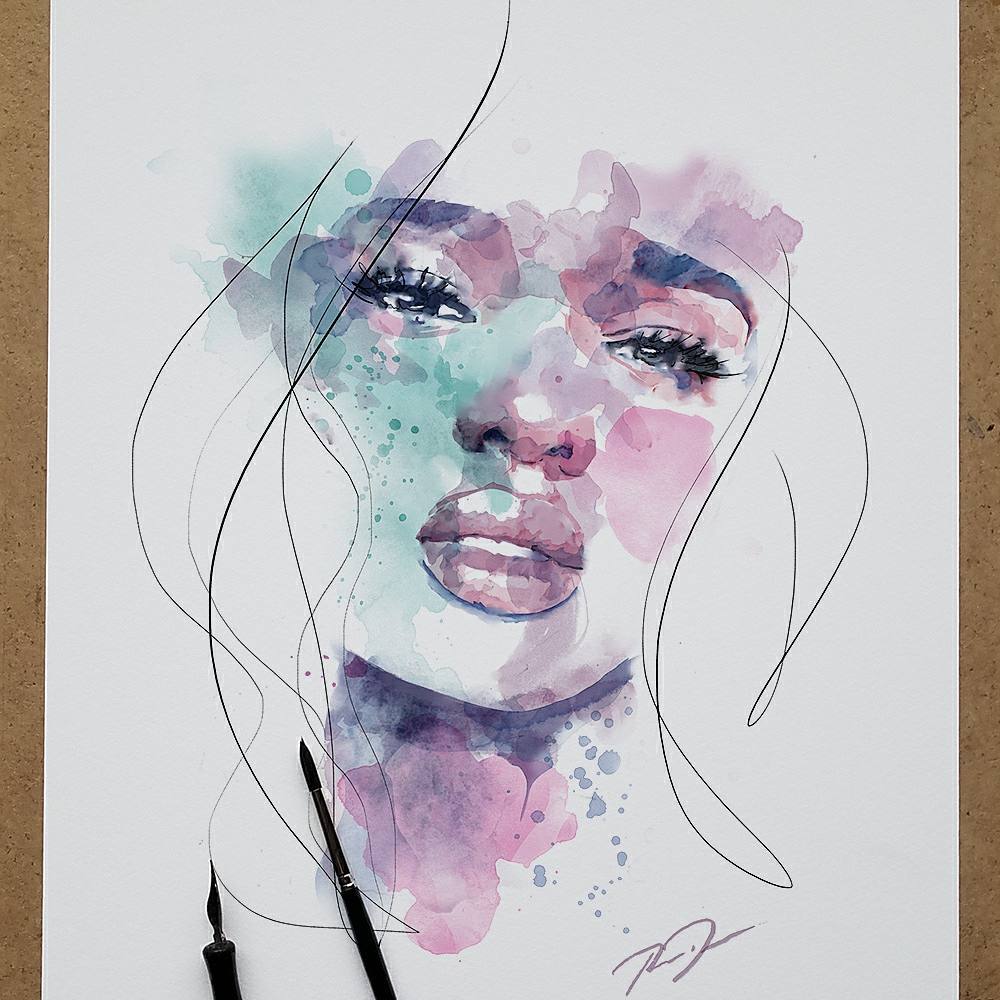 ​​ 水彩头像干货​​​ ​​|水彩|头像|干货_新浪新