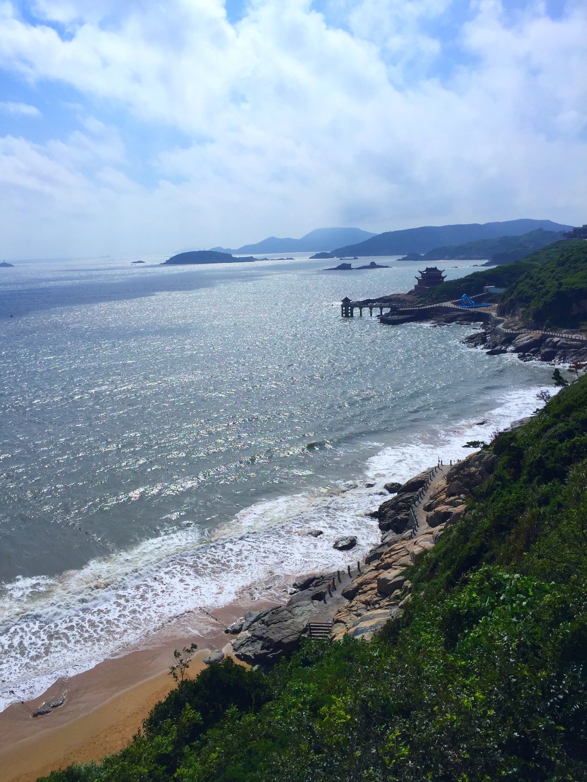 台州洞下沙滩图片