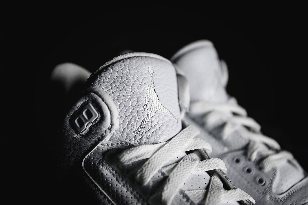 纯白air jordan 3