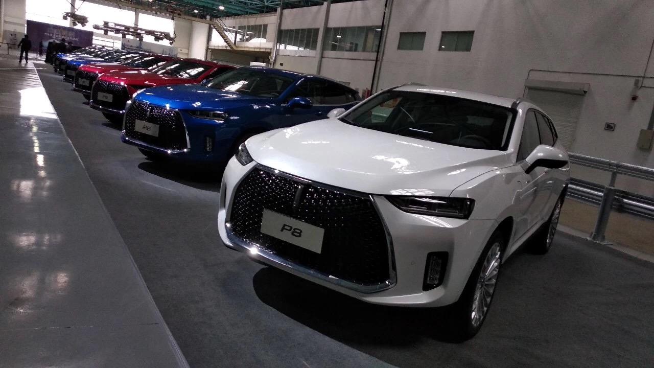 98万元起 中国插电混动豪华suv wey p8上市