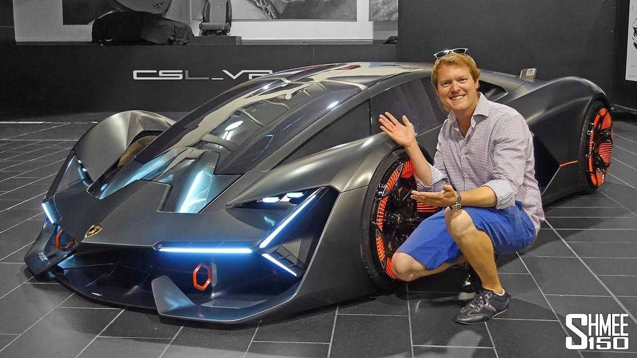 限量版金属色兰博基尼跑车,一看就不便宜