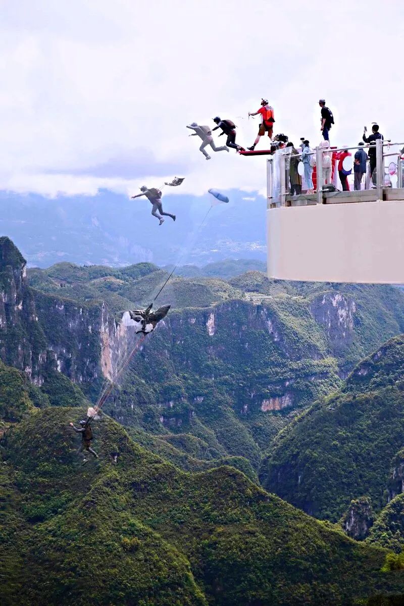 云阳低空跳伞火热上演
