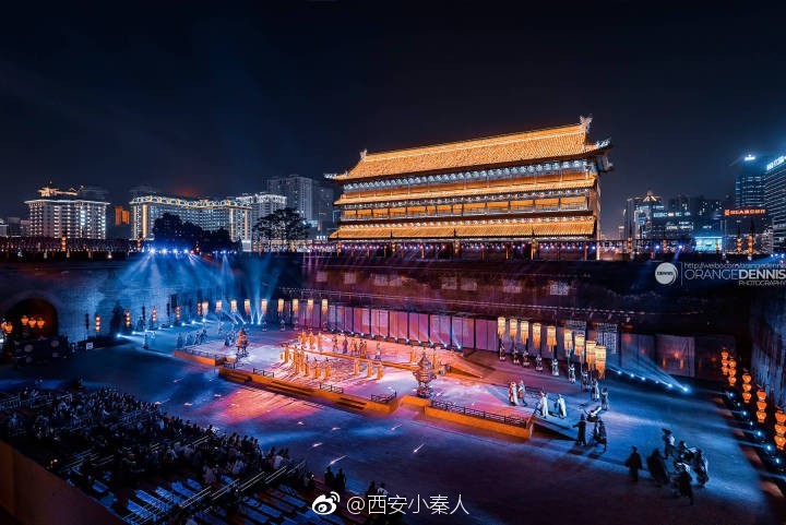 我在西安永宁门,中华第一迎宾礼仪广场