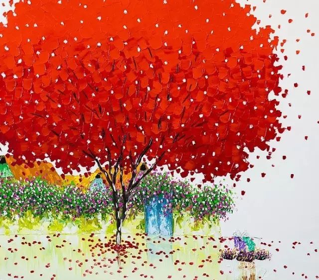 油画|彩铅|村庄_新浪新闻