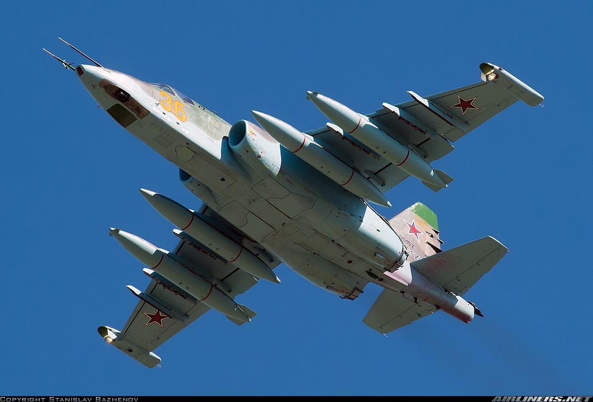 苏联俄罗斯的苏25蛙足强击机