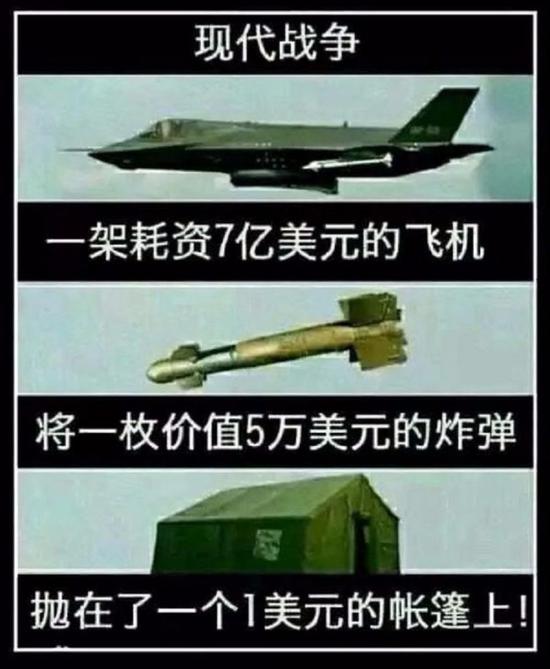 美军打仗的有多烧钱?炸毁叙利亚3个目标耗资一亿美元!