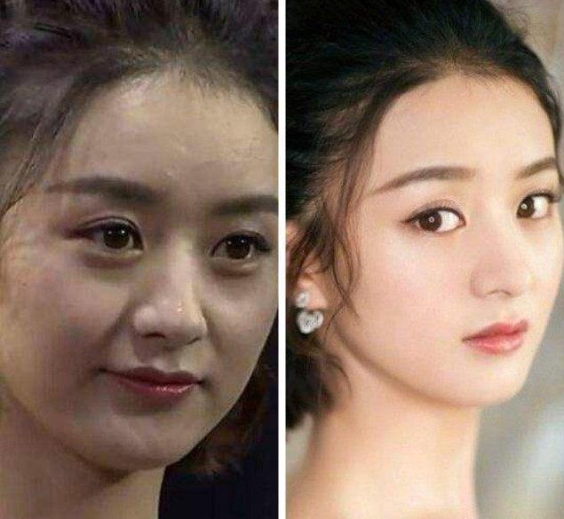 女星未修图关晓彤像大妈赵丽颖有粉刺杨幂看着像老了10岁