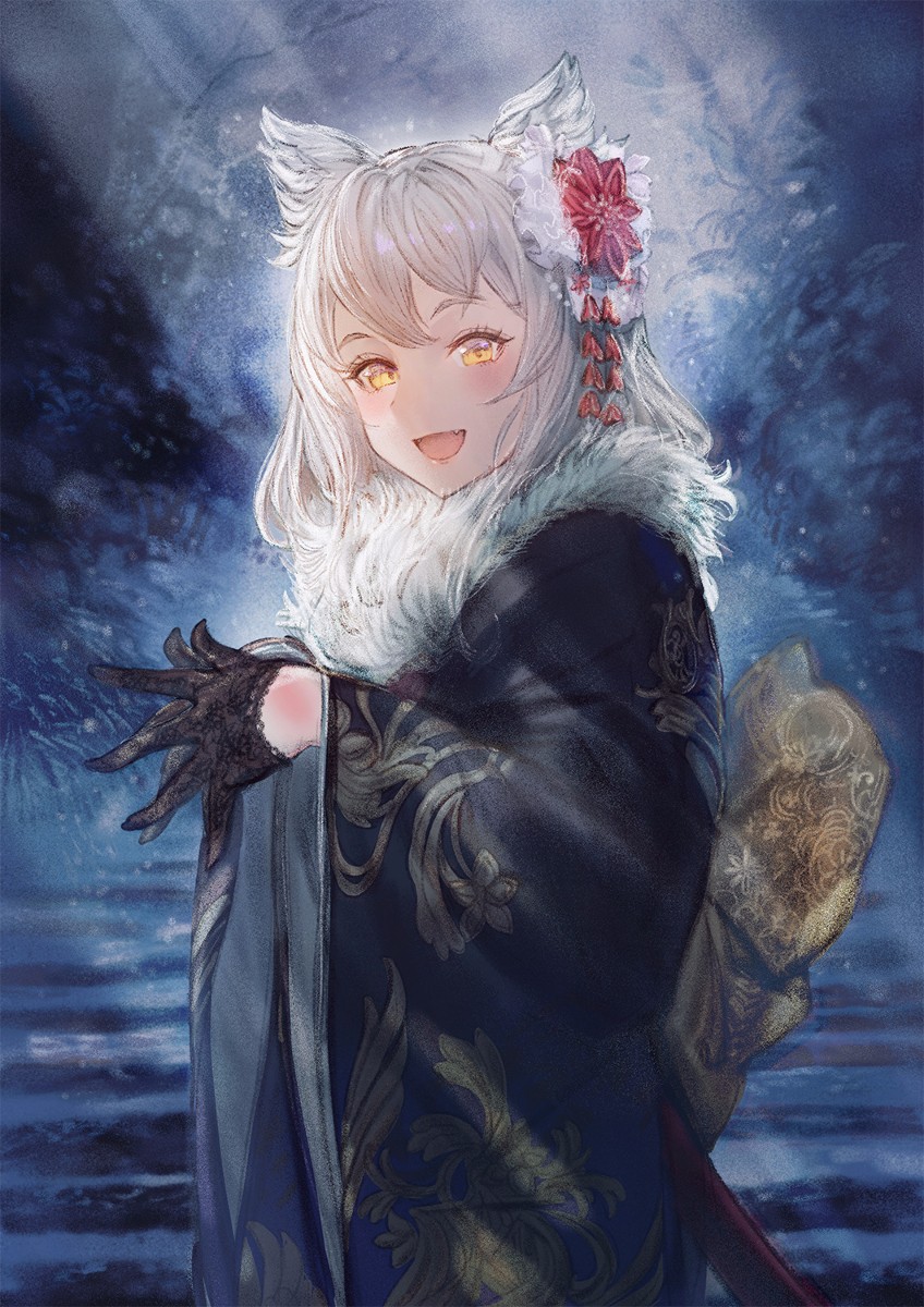 动漫美图丨你更想摸摸谁的头呢?猫耳少女vs狗耳少女特辑