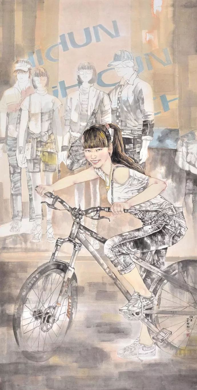 女国画家用特有的细腻和人文情怀描绘写意人物画的魅力