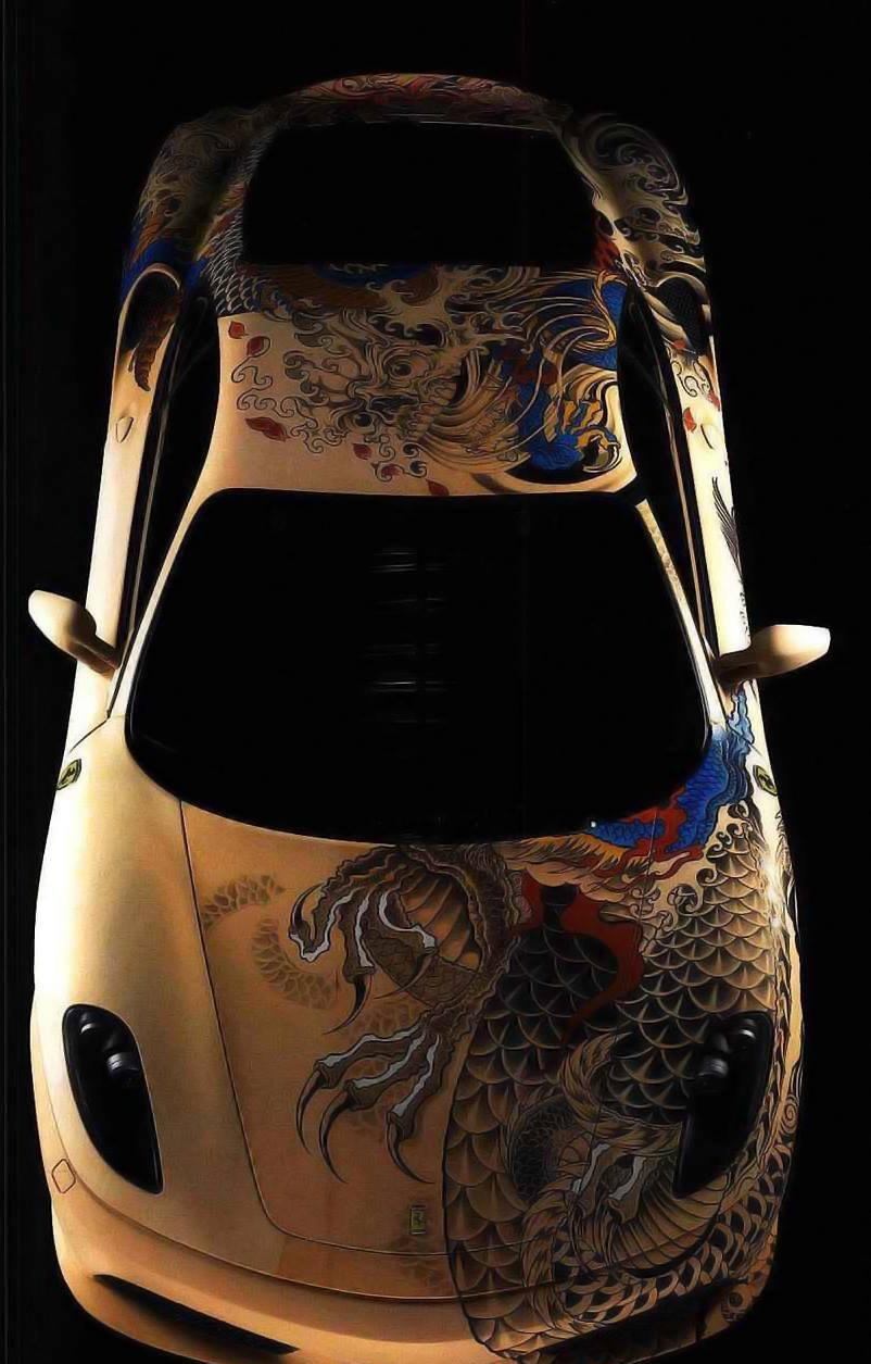 汽车美容师给法拉利打造江湖大佬的纹身, 气质立马就变了