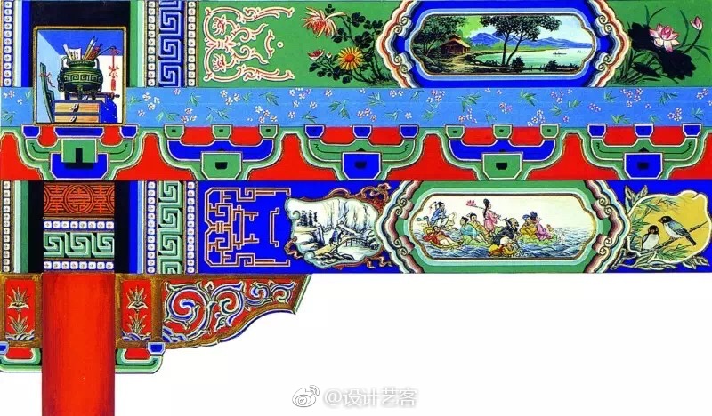 古建彩绘式样…|古建|式样|彩绘_新浪新闻
