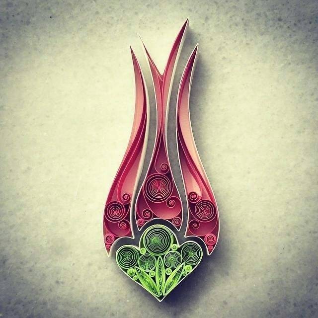 分享一组喜欢的立体构成纸艺术作品