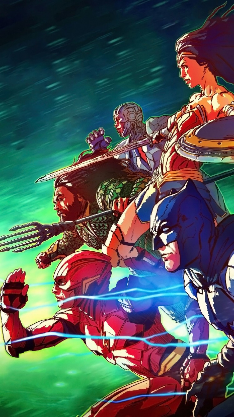 电影正义联盟justiceleague高清无水印手机壁纸锁屏更合适