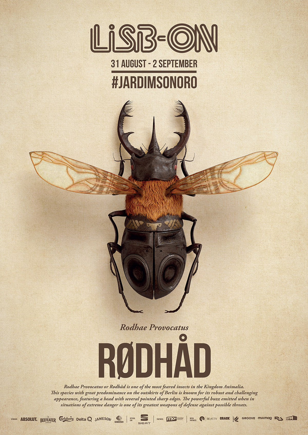 葡萄牙lisb-on音乐节系列创意海报欣赏