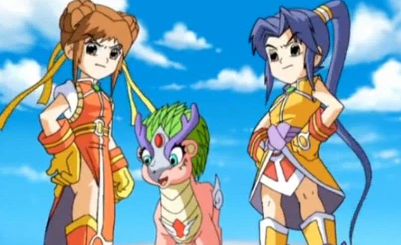 大家没有办法的时候,灵剑双子这对姐妹花来了,并且让子剑兽变成神兵