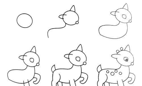 一笔一笔画动物,为了宝宝收藏|收藏|简笔画|小动物_新浪新闻