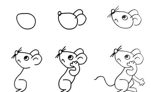 一笔一笔画动物,为了宝宝收藏