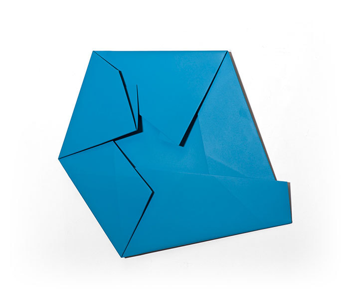 折叠平面 | 维也纳艺术家 sebastien de ganay 的铝雕塑作品