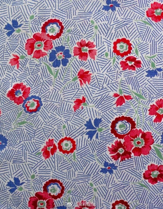 1930至1940年代的英美花布图纹