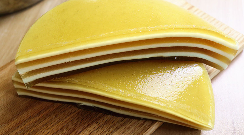 实拍广东特色马蹄糕做法,比例配方告诉你,层层