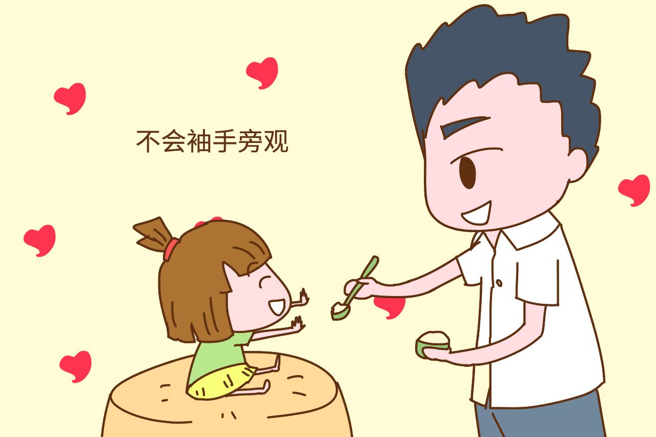 家人一起吃大餐, 谁负责给宝宝喂饭? 越幸福的家庭越特别