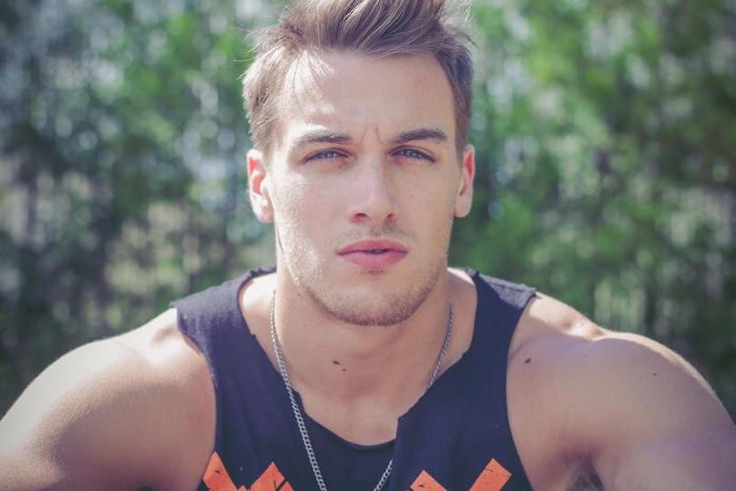 1998年出生的爱沙尼亚男模188cm健身大咖david laid