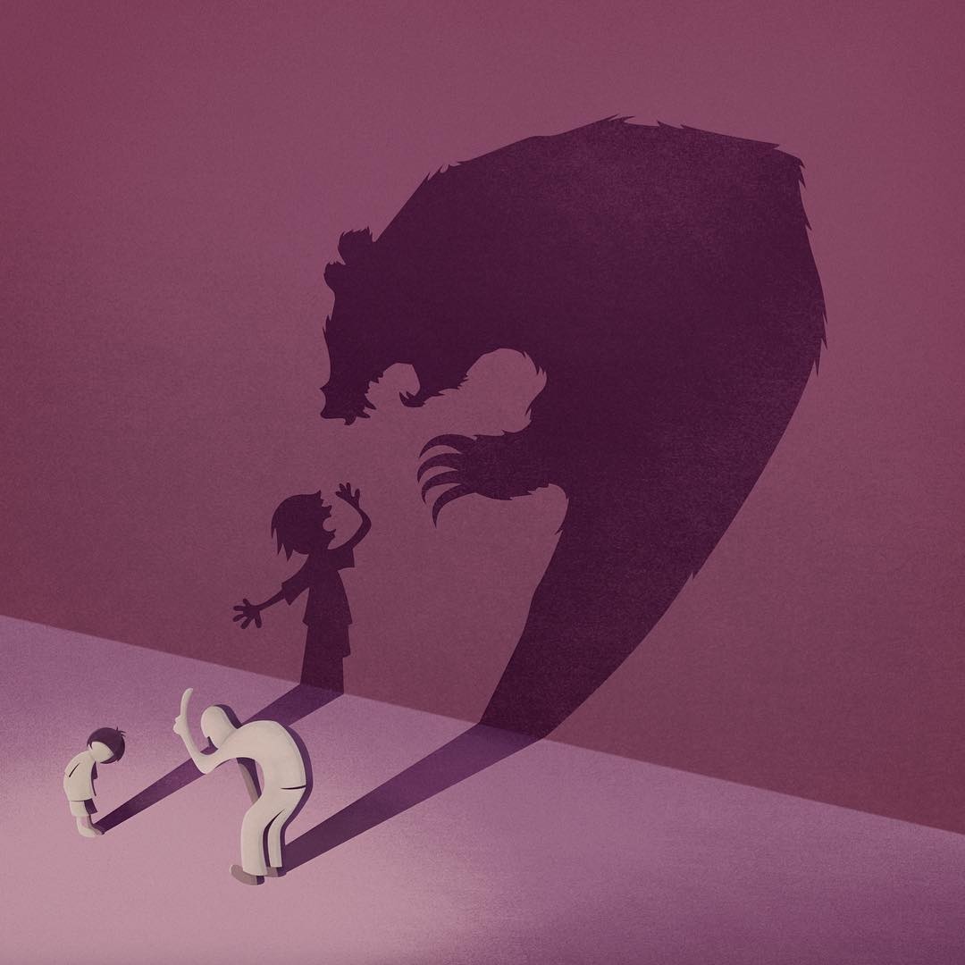 意大利插画师sara gironi carnevale 的讽刺插画