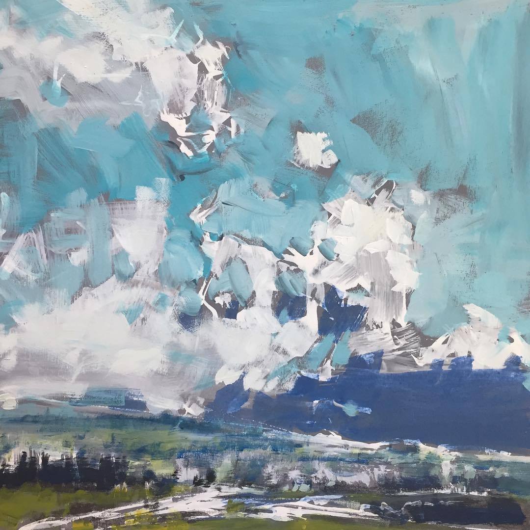 gabriellacollier水粉颜料天空67676767