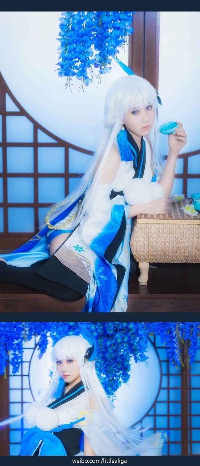 真人COS:雪女,刚玩的时候我以为雪女是巨,没想到那是个球!